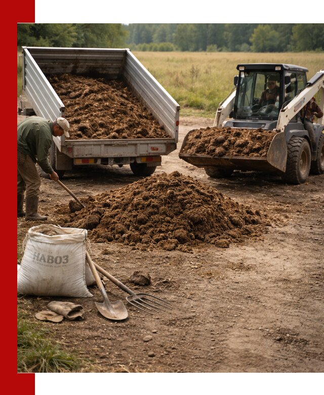 Доставка конского навоза в Сасове с разгрузкой и доставкой на объект