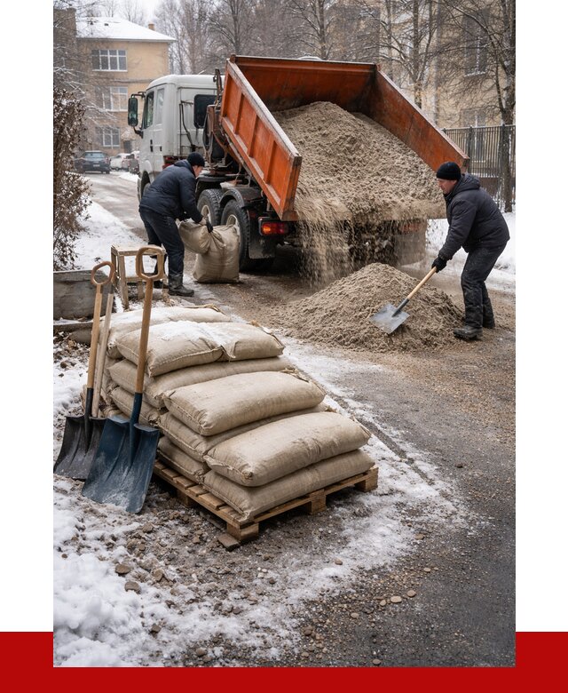 Противогололедные материалы оптом в Сасове от 4244 р. | ПРОНЕРУДСсв