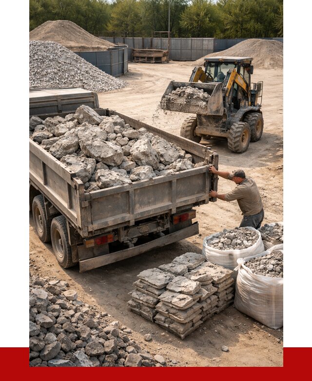 Купить бой бетона с доставкой в Сасове от 4850 р. | ПРОНЕРУДСсв