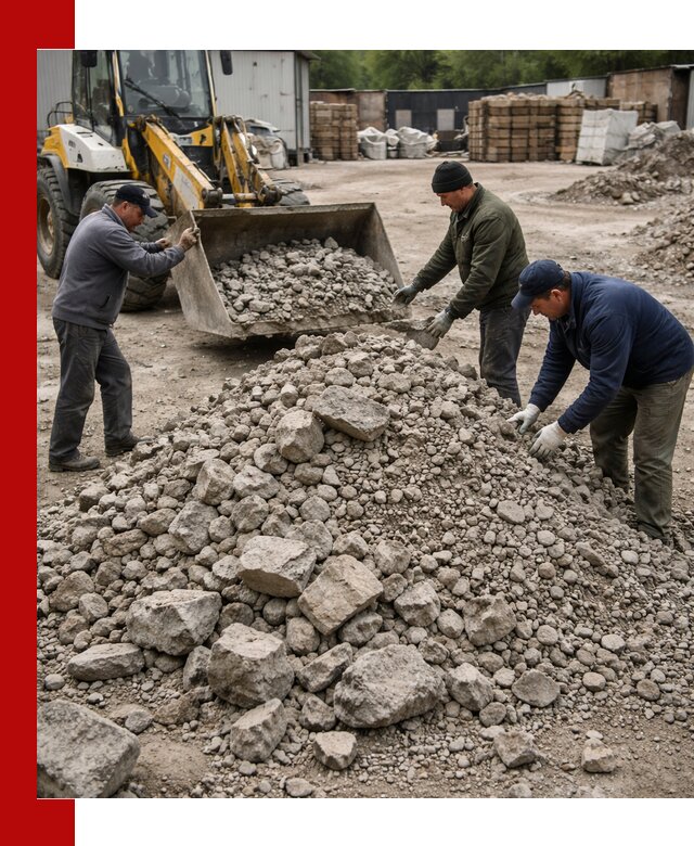 Демонтаж и вывоз бой бетона в Сасове