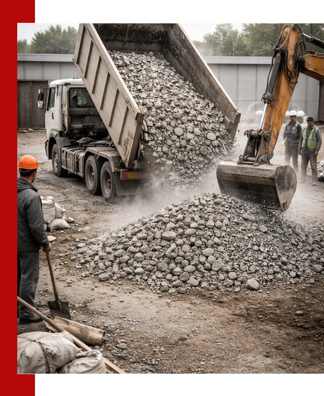 Доставка дробленого бетона в Сасове оптом и в розницу