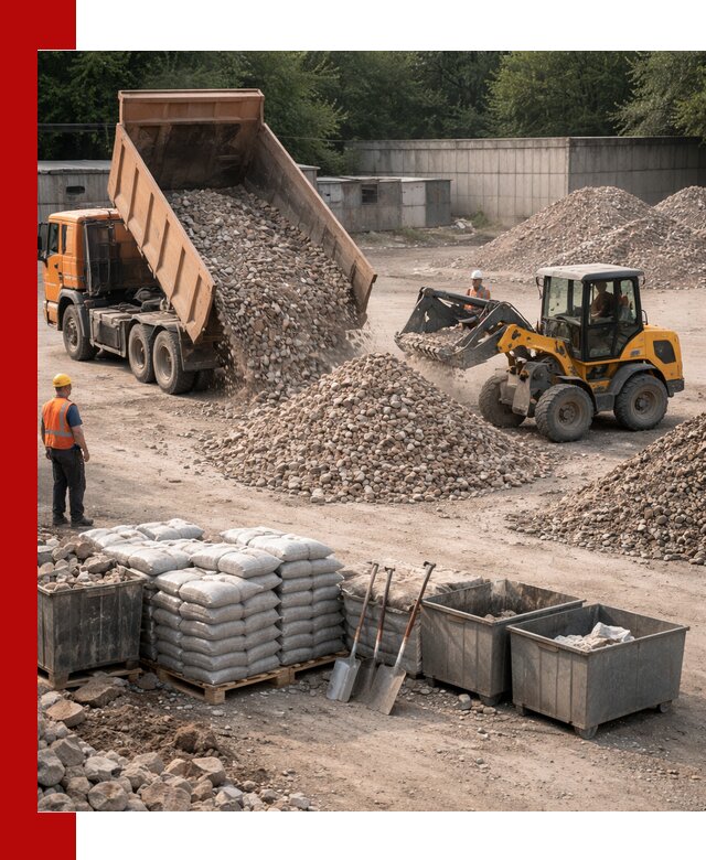 Вторичные материалы для отсыпки в Сасове — поставка и доставка