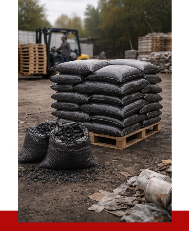 Купить уголь в мешках с доставкой в Сасове от 7579 р. | ПРОНЕРУДСсв