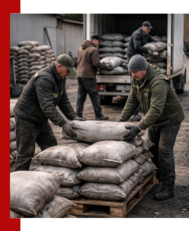 Доставка угля в мешках по выгодным ценам в Сасове