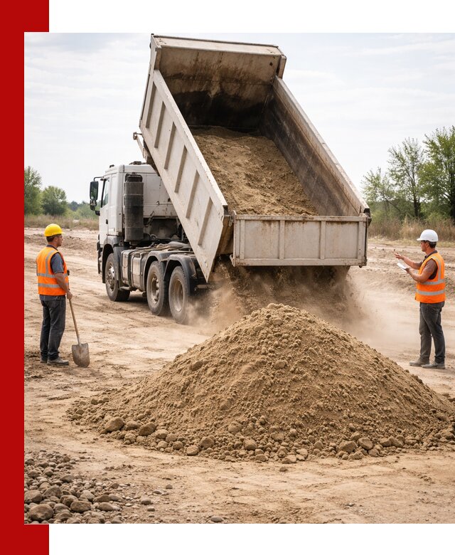 Доставка самосвалом 15 кубов в Сасове за город и по городу