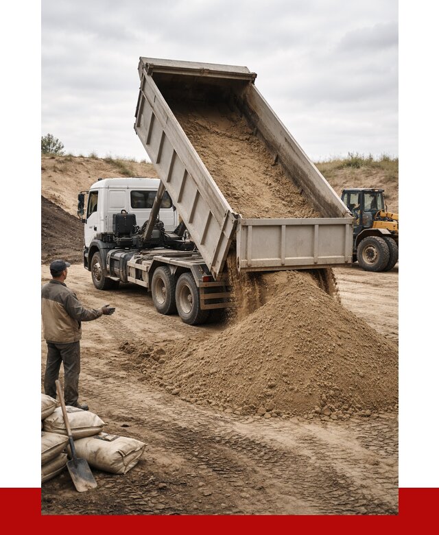 Доставка самосвалом 20 кубов в Сасове от 7579 р. | ПРОНЕРУДСсв