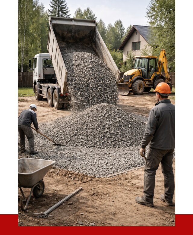 Отсыпка участка щебнем в Сасове от 6568 р. ПРОНЕРУДСсв