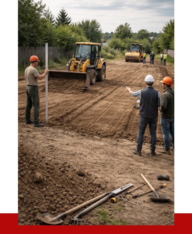 Планировка участка грунтом в Сасове от 4547 р ПРОНЕРУДСсв