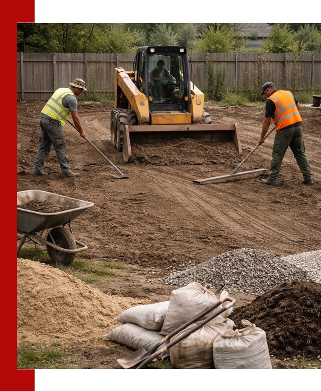 Выравнивание участка под строительство и благоустройство в Сасове