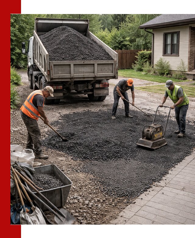 Асфальтовая крошка для двора с доставкой в Сасове